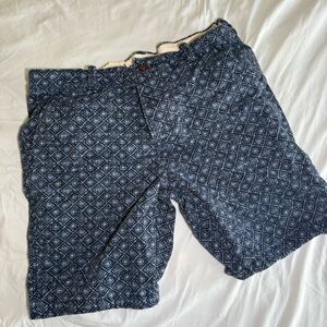 Hollister Blue Patterned Shorts